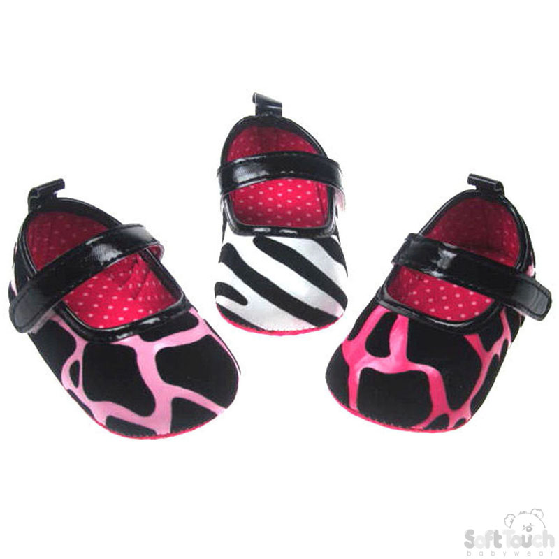 PU/Suede Shoes W/Animal Print No.B1341-N
