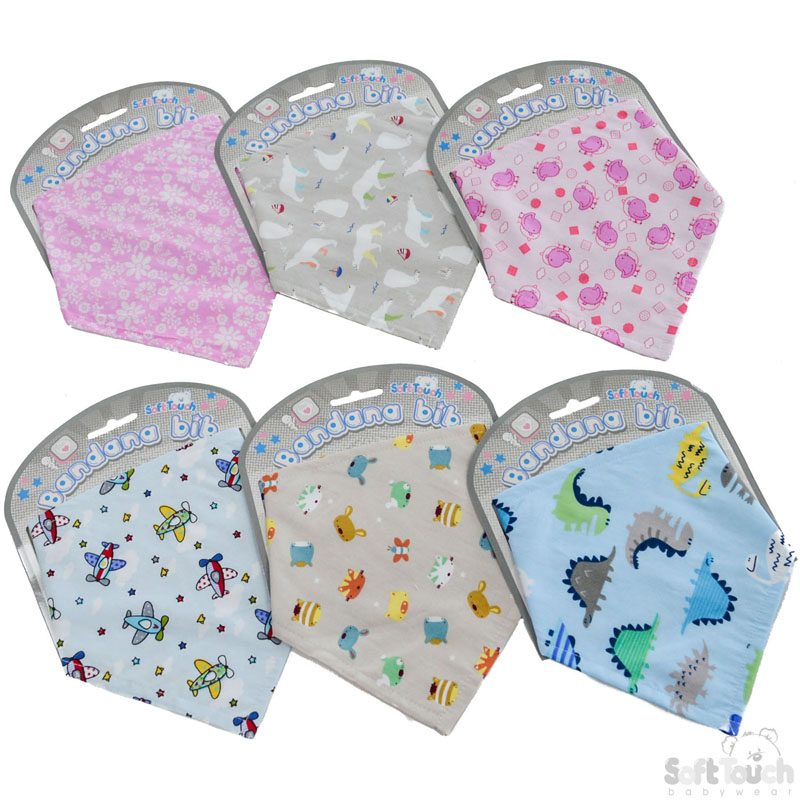 Snazzy Printed Bandana Bib: BB340