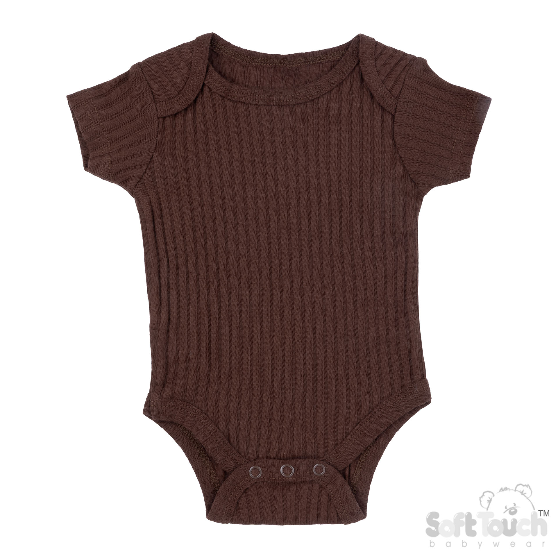 Chocolate Ribbed Bodysuit No. BS4600-CH-0-3m