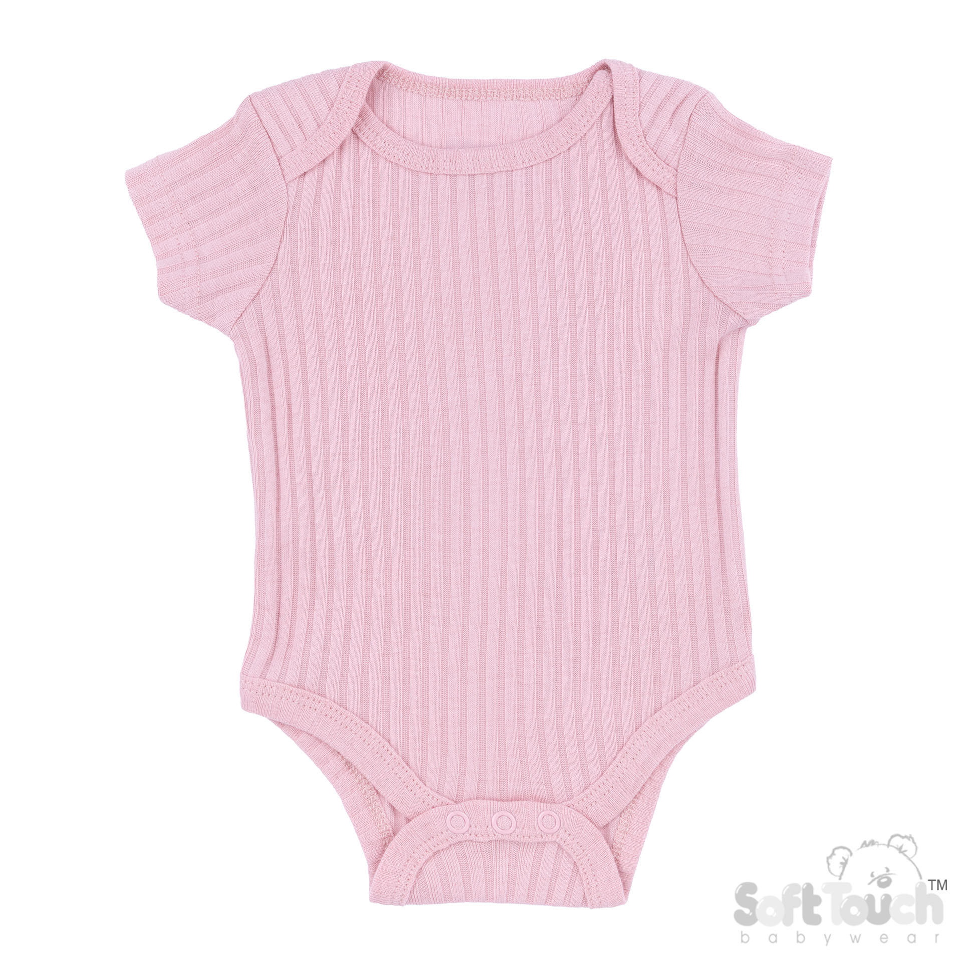 Dusty Pink Ribbed Bodysuit No. BS4600-DP-0-3m