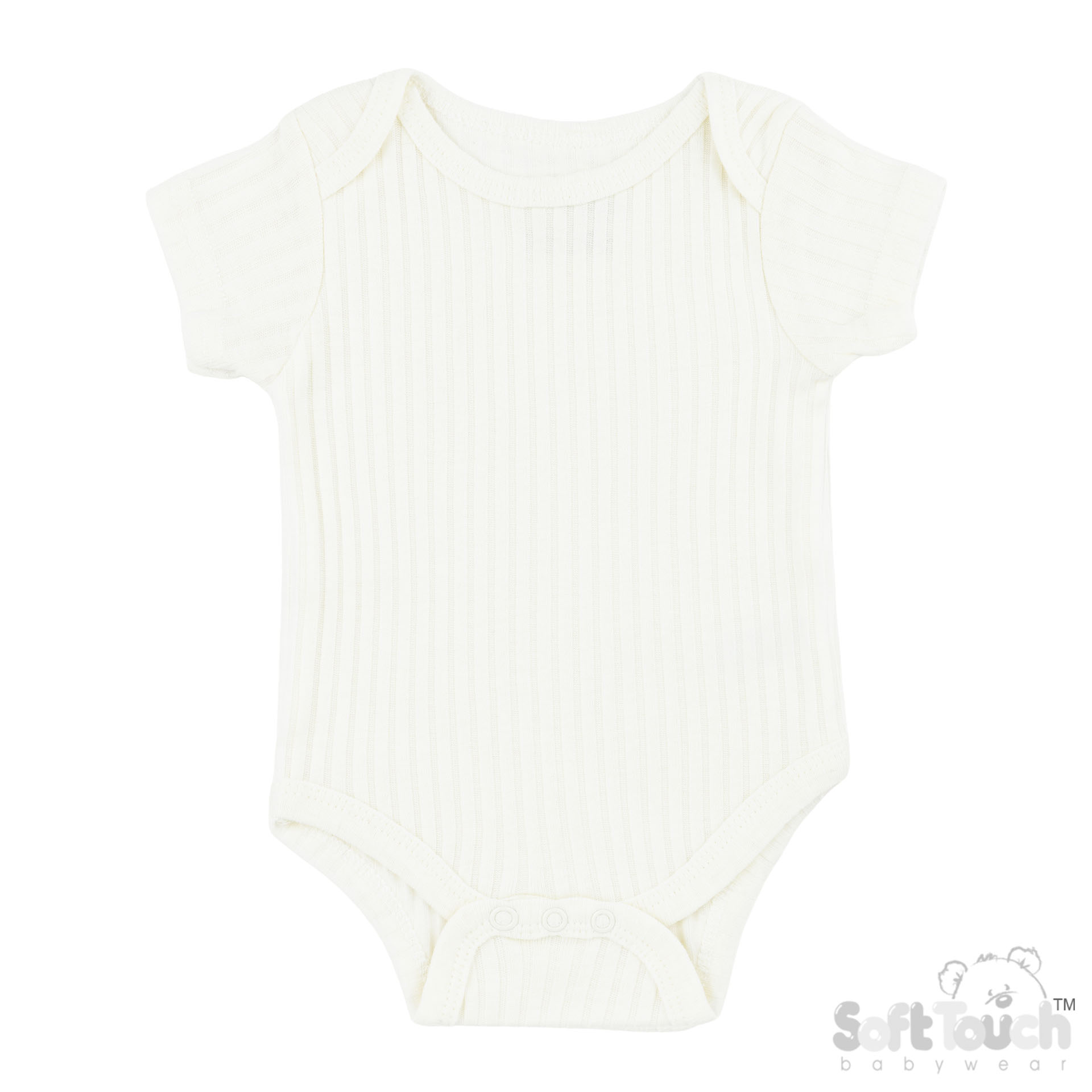 Marshmallow Ribbed Bodysuit No. BS4600-MA-0-3m