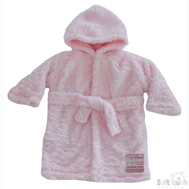Pink Layered Hooded Robe No. FBR45-P