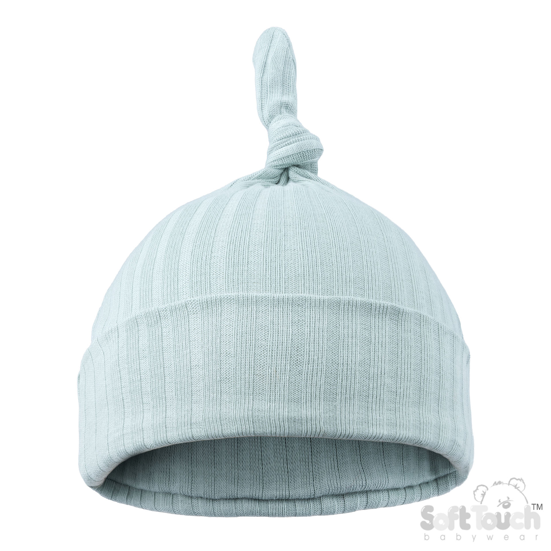 Sage Green Ribbed Knotty Hat No. H4600-SG