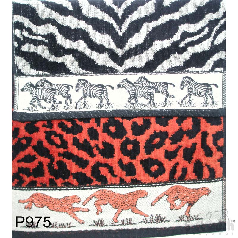 Face Cloth No.P975 Leop/Zeb