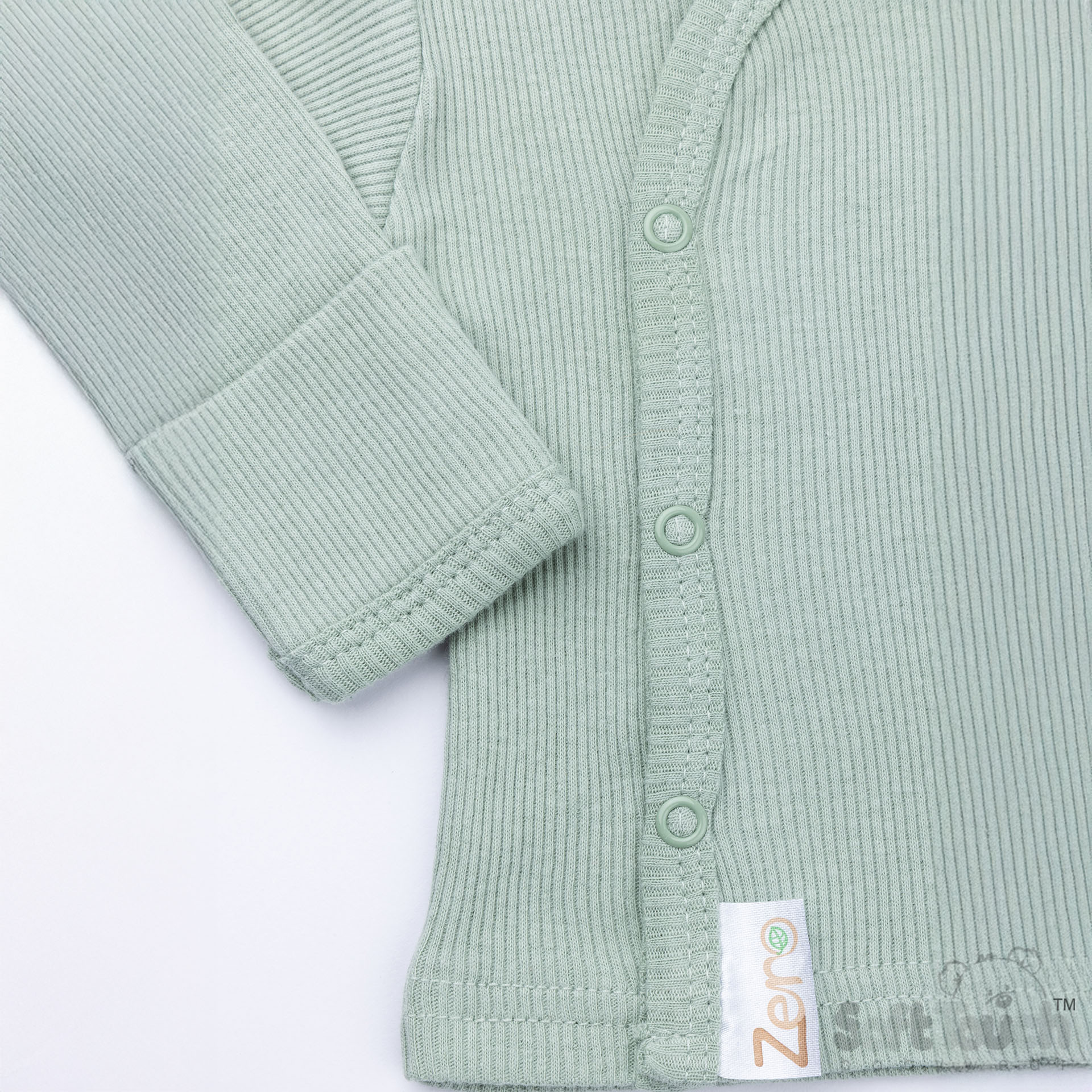 Sage Green Tiny Baby 4 Piece Ribbed Garment Set No. PR12-SG