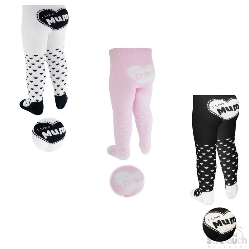 Baby Tights I Love Mum/Dad T60